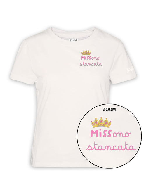 COTTON CREW NECK T-SHIRT 02442M
