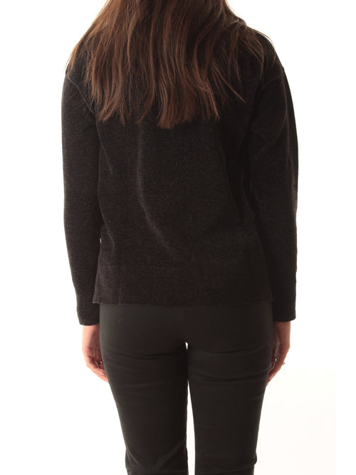 VELVET VENT V NECK WOM KNIT 10