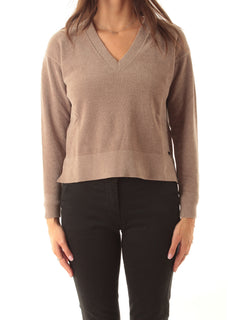 VELVET VENT V NECK WOM KNIT 87