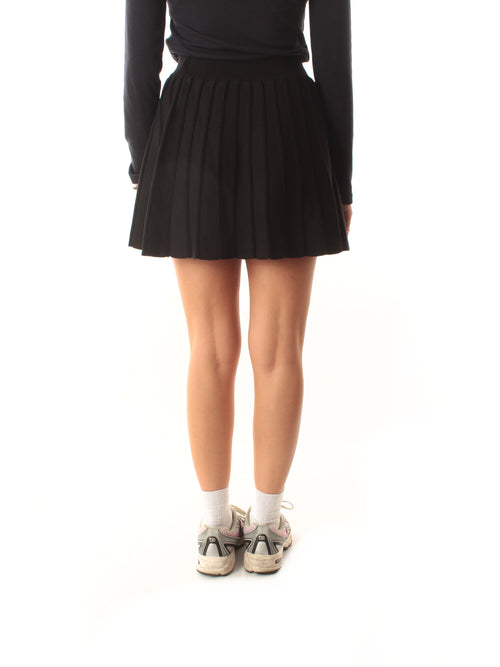 PLEATED KNIT SKIRT 00068M
