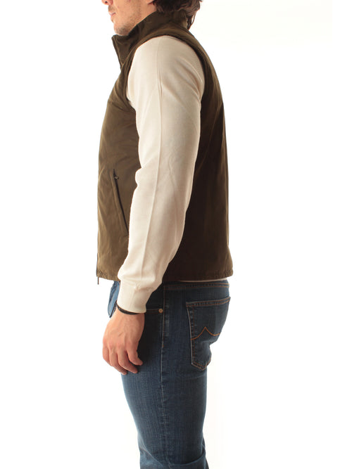 WAXED PADDED VEST 00072M