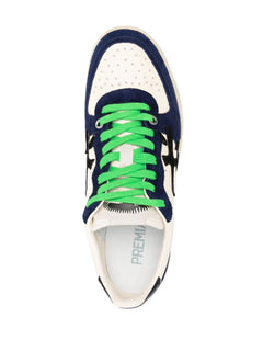 Premiata BASKET CLAY 6776 sneakers da uomo bianco/navy blue