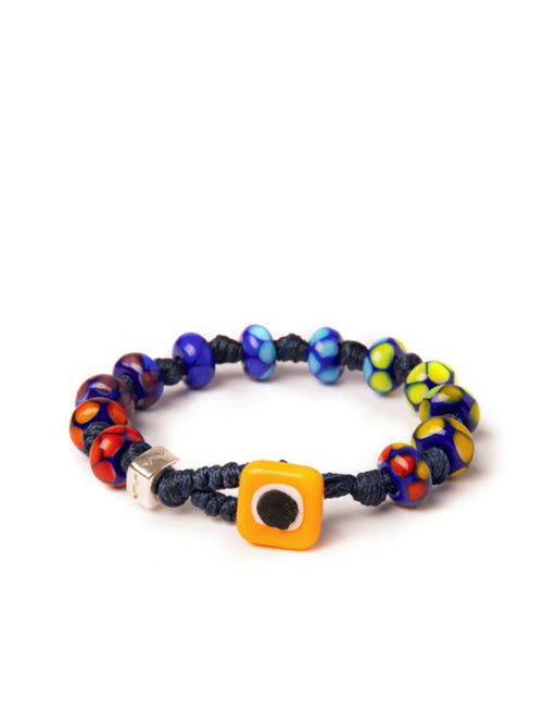 Aua bracciale vetro multicolore unisex,SANREMO