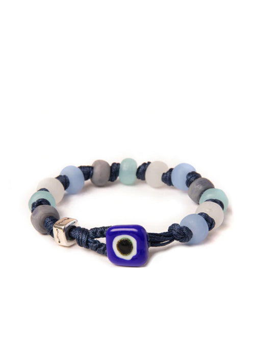 Aua bracciale vetro multicolore unisex,PANTELLERIA