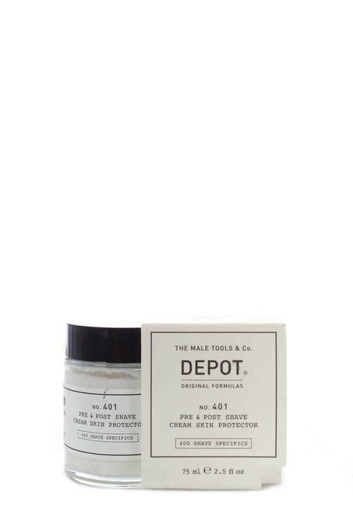 DEPOT NO. 401 PRE & POST SHAVE CREAM SKIN PROTECTOR CREMA PROTETTIVA PRE E DOPO BARBA 75 ML