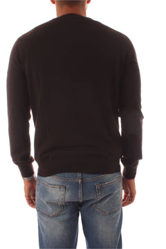 Bruto maglia girocollo da uomo marrone, 55167 14290