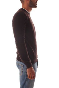 Bruto maglia girocollo da uomo marrone, 55167 14290