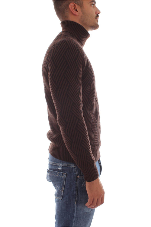 Bruto dolcevita casual da uomo marrone, 23121 19617
