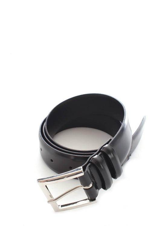 Orciani cintura classica da uomo nero, U03202