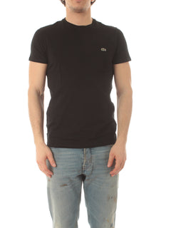 Lacoste T-shirt girocollo da uomo noir, TH6709