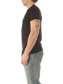 Lacoste T-shirt girocollo da uomo noir, TH6709