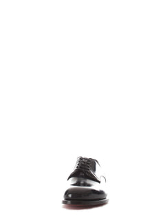 Santoni stringata derby da uomo blu,MCC014272JC6INOVU50