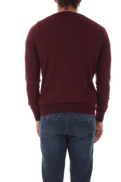 Bruto maglia girocollo casual da uomo bordeaux, 55167 14290