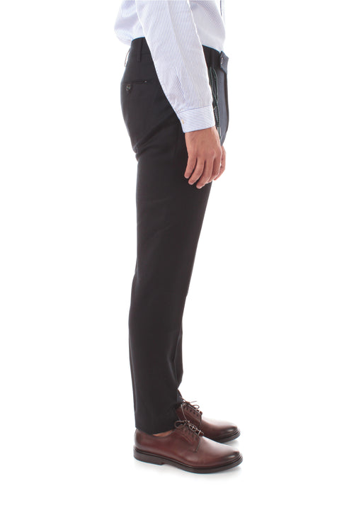 Berwich MORELLO pantalone con pence da uomo navy,RD5470