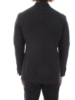 Luigi Bianchi Mantova giacca monopetto da uomo blu,2887 15841