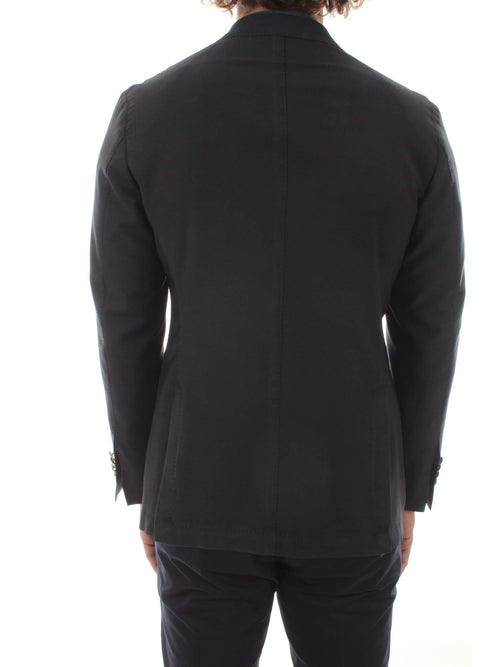 Luigi Bianchi Mantova giacca monopetto da uomo blu,2887 15841