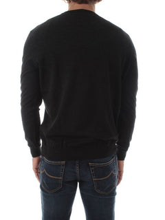 Drumohr maglia scollo a V da uomo antracite,D0D481