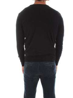 Drumohr maglia scollo a V da uomo blu,D0D481