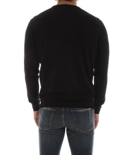 Drumhor maglia girocollo da uomo nero,D0TK103