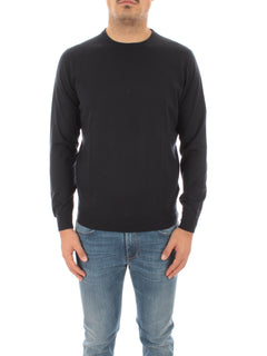 Drumhor maglia in cashmere da uomo blu,D0TK103