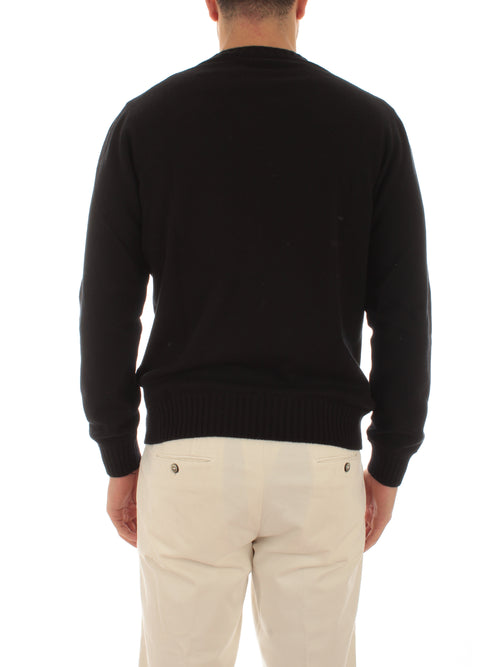 Bruto maglia girocollo da uomo nero,57106 20201