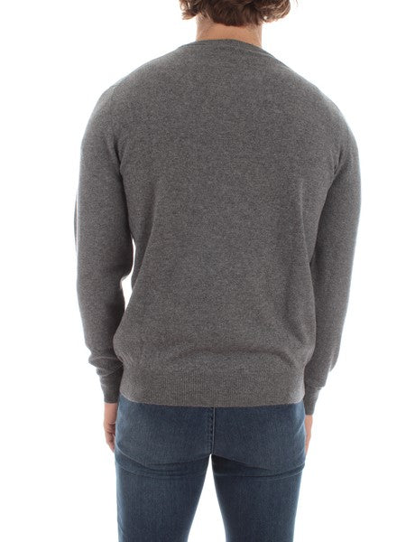 Fedeli ARGENTINA maglia girocollo da uomo stone,4UI07001