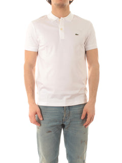 Lacoste polo regular fit da uomo blanc,DH2050