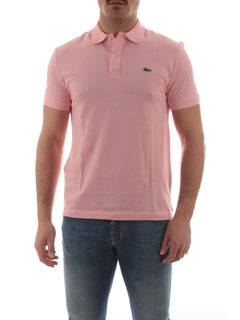 Lacoste polo slim da uomo rosa,PH4012
