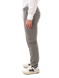 Berwich MORELLO pantalone con cinta da uomo grey,FA1755X