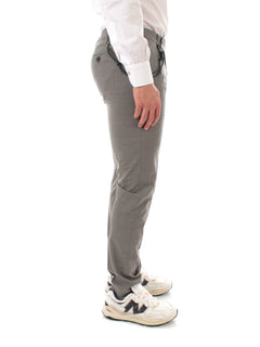 Berwich MORELLO pantalone con cinta da uomo grey,FA1755X