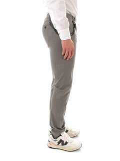 Berwich MORELLO pantalone con cinta da uomo grey,FA1755X