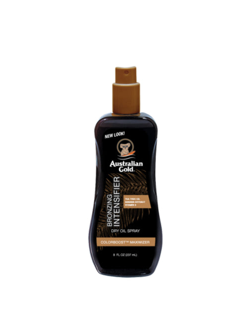Australian Gold INTENSIFIER DRY OIL SPRAY WITH BRONZER olio abbronzante 237ml