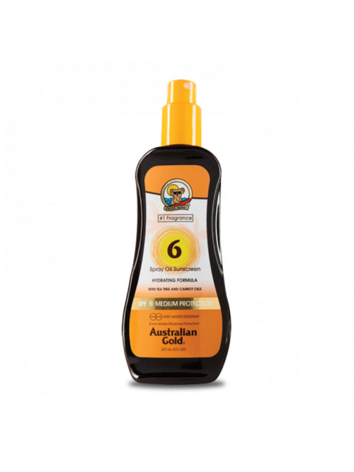Australian Gold olio solare SPF 6 SPRAY OIL CON CARROT 237 ml
