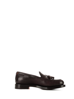 Santoni mocassino in pelle testa di moro da uomo, MCHI17834MH4HOBRT53