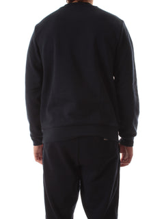 Lacoste felpa jogger in cotone spazzolato da uomo blu