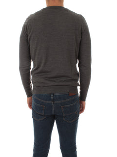 Drumohr maglia girocollo da uomo grigio