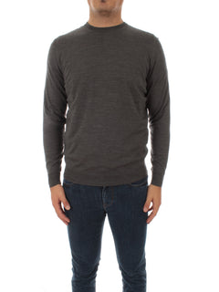 Drumohr maglia girocollo da uomo grigio