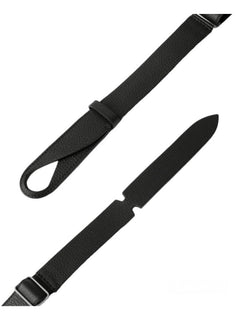 Orciani cintura no buckle micron in pelle nero da uomo,NB0039