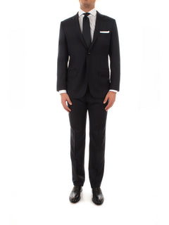 Kiton abito monopetto da uomo blu