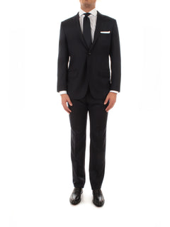 Kiton abito monopetto da uomo blu