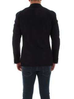 Luigi Bianchi Mantova giacca blazer blu da uomo,2403 24529