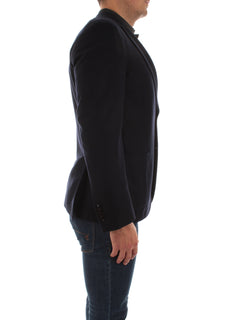 Luigi Bianchi Mantova giacca blazer blu da uomo,2403 24529