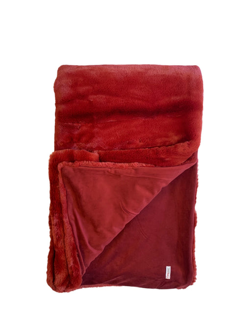 MaryPlaid plaid in pile burgundy, 6M64576