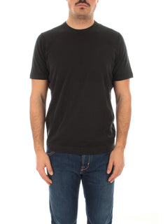 Drumohr T-shirt manica corta da uomo nero