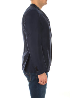 Luigi Bianchi Mantova giacca da uomo blu