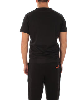 Sun 68 T-shirt pocket solid pocket da uomo nero