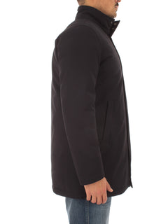 Herno cappotto in New Business e Nylon Ultralight da uomo blu