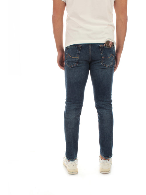Jacob Cohen Scott jeans da uomo blu washed