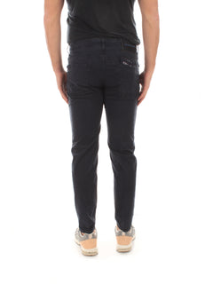 Jacob Cohen pantaloni scott cropped carrot slim da uomo blu