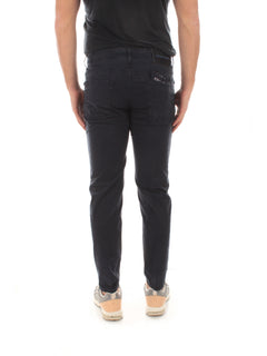 Jacob Cohen pantaloni scott cropped carrot slim da uomo blu
